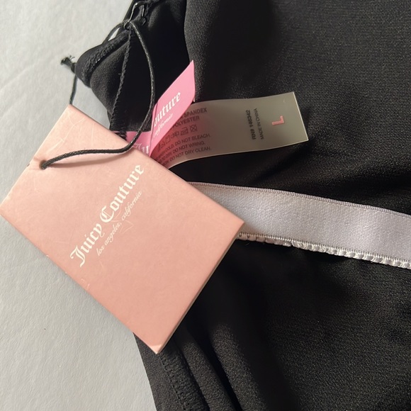 Juicy Couture Plunge Back Foil One-Piece Classic Swimsuit for Women - Picture 3 of 12